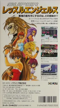 Super Wrestle Angels (Japan) box cover back